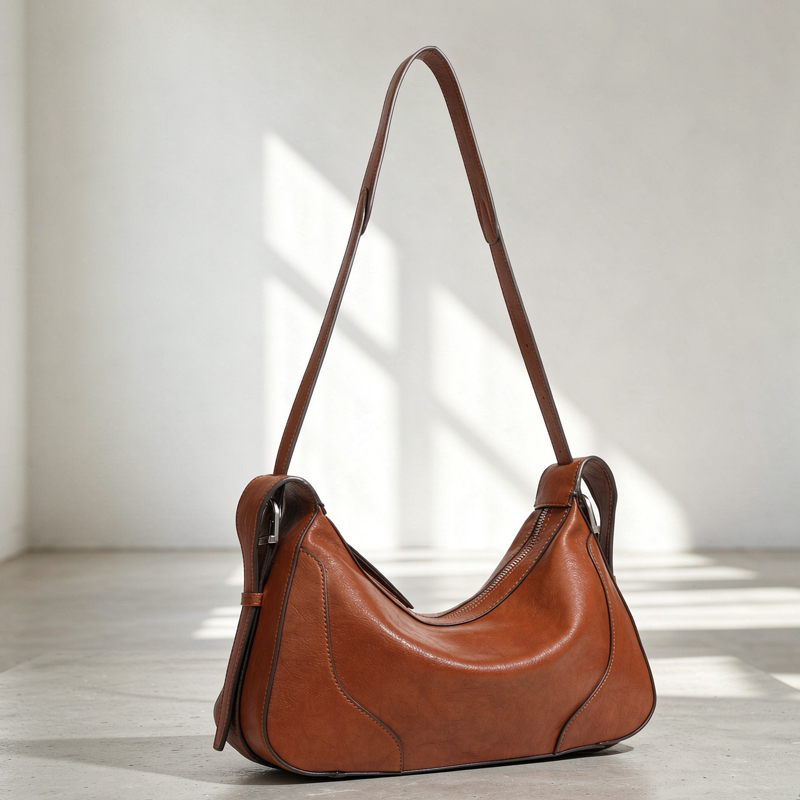 Luxury Bags England - กระเป๋าสะพายใต้แขนสไตล์อังกฤษสำหรับผู้หญิง กระเป๋าถือและกระเป๋าสตางค์ดีไซเนอร์หรูหรา รุ่นใหม่ปี 2026 ดีไซน์ตัดต่อผ้า PU