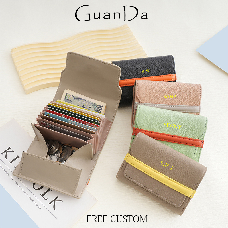 Luxury Bags Names - Luxury Design ผู้หญิงกระเป๋าสตางค์ตัวอักษรที่กําหนดเองแฟชั่น 2025 ฤดูใบไม้ผลิฤดูร้อนผู้ถือบัตร Cowhide