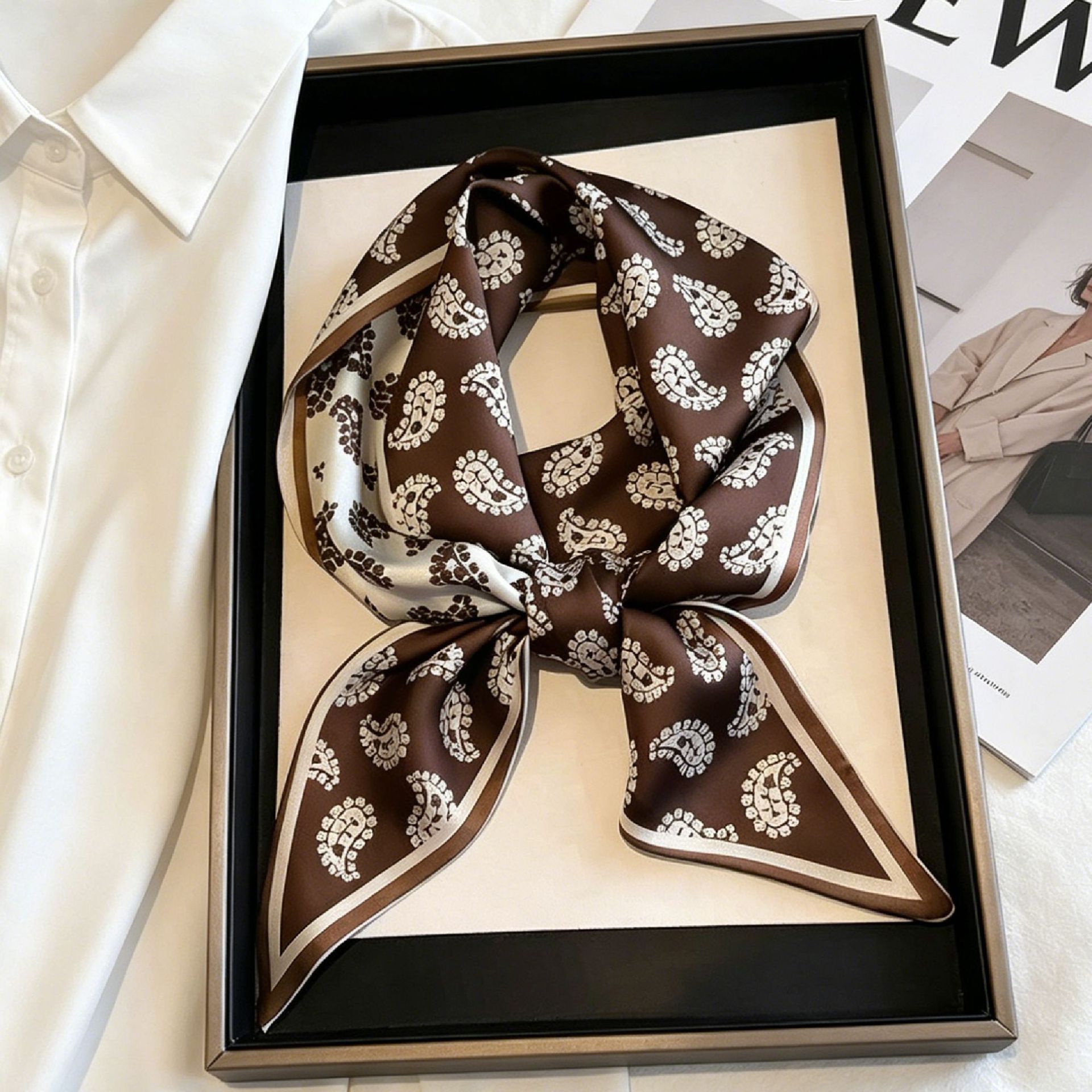 ผ้าพันคอไหมพรมยาวหรูหรา ผ้าคาด - Luxury Bags For Summer บทวิจารณ์และราคา