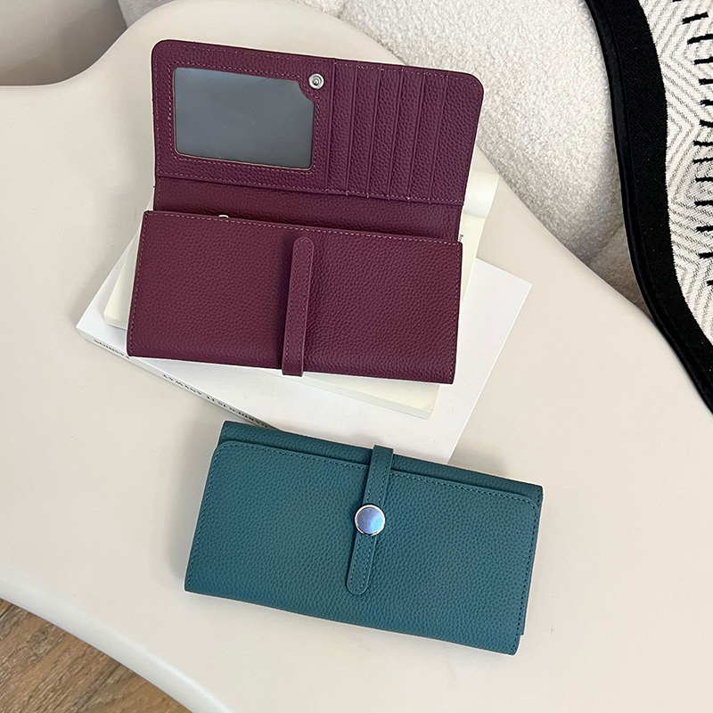 กระเป๋าสตางค์หนังวัวแท้สำหรับผ - Luxury Bags Photos บทวิจารณ์และราคา
