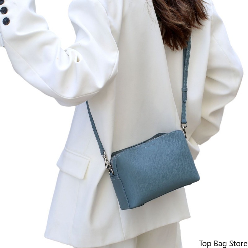 กระเป๋าหนังแท้ทรงสี่เหลี่ยมสำห - Quiet Luxury Bags Crossbody บทวิจารณ์และราคา
