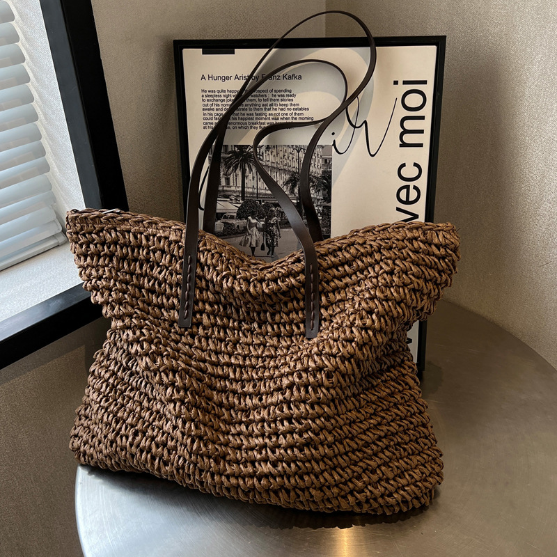 ฟางทอ Tote กระเป๋า Casual ขนาด - Luxury Bags For Summer บทวิจารณ์และราคา