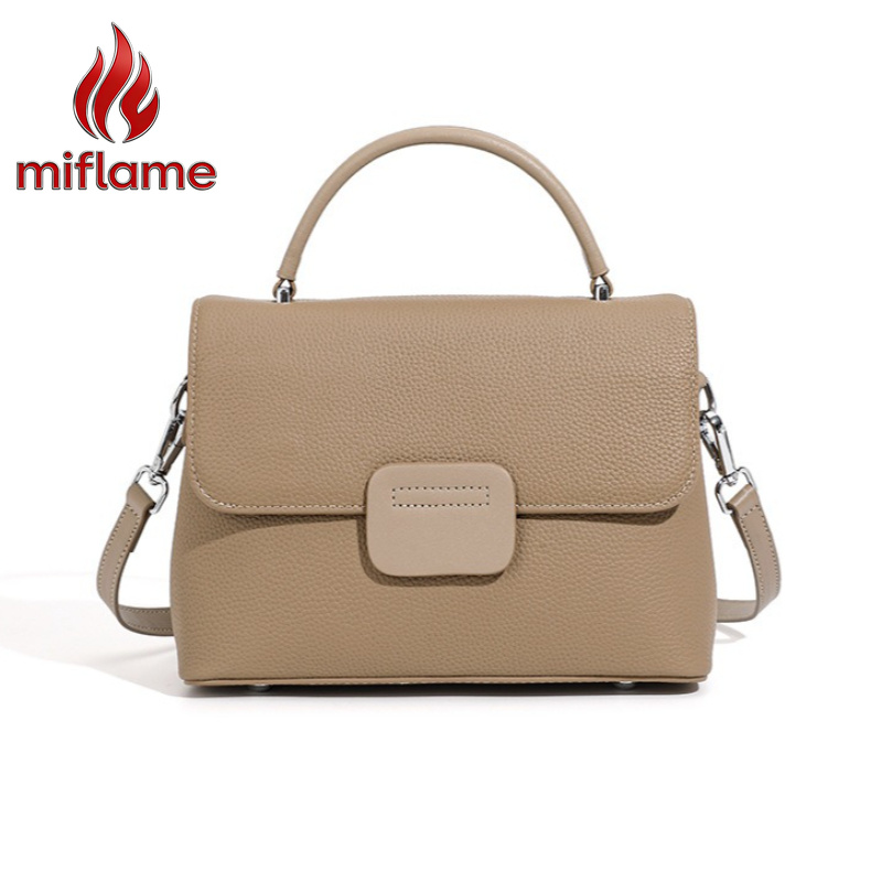 กระเป๋าหนังแท้สะพายไหล่สำหรับผ - Quiet Luxury Bags Crossbody บทวิจารณ์และราคา