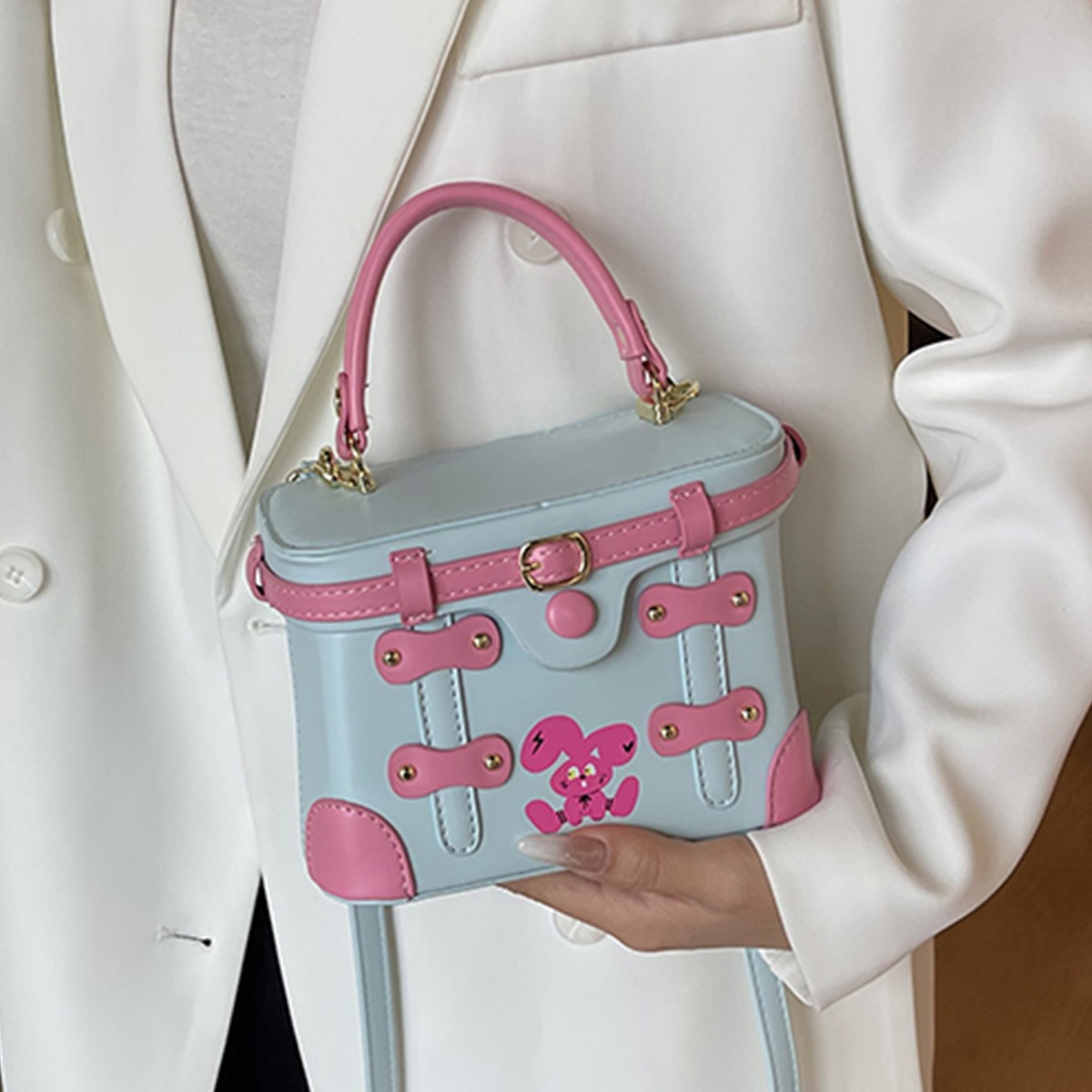กระเป๋าถือผู้หญิงหนัง PU ลายดอ - Luxury Bags Wholesale บทวิจารณ์และราคา