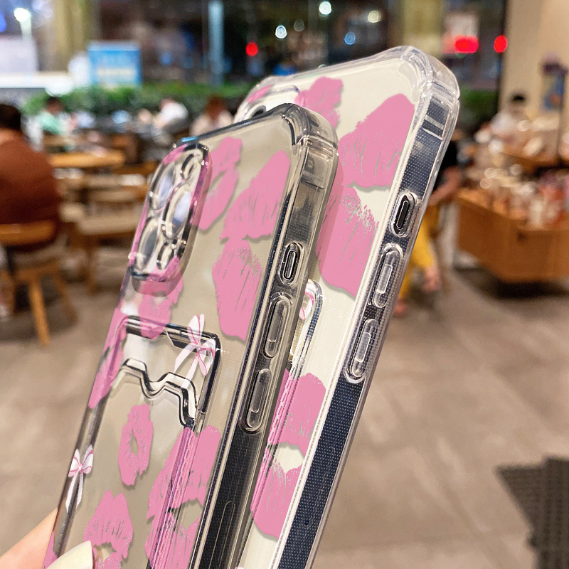 เคสใสใส่บัตรลายริมฝีปากเซ็กซี่ - Luxury Bags Photos บทวิจารณ์และราคา